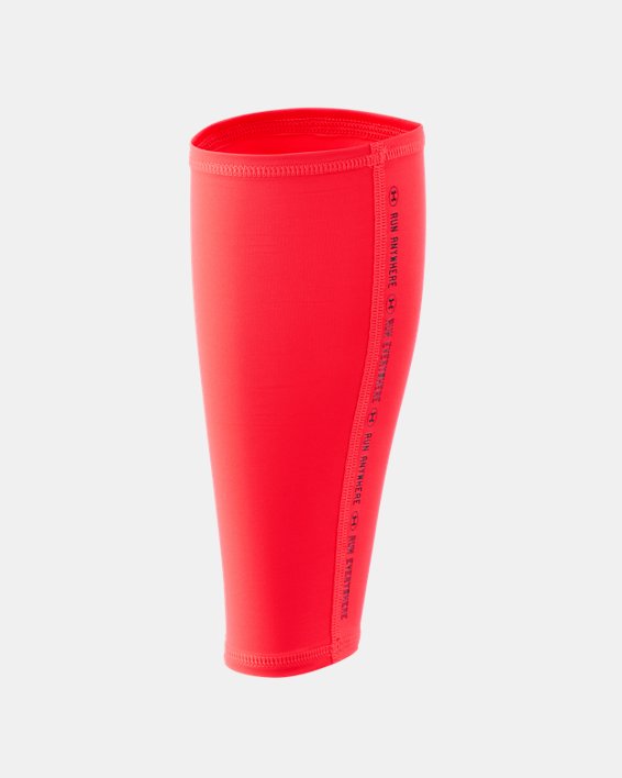 Unisex UA Dash Calf Sleeves in Red image number 1